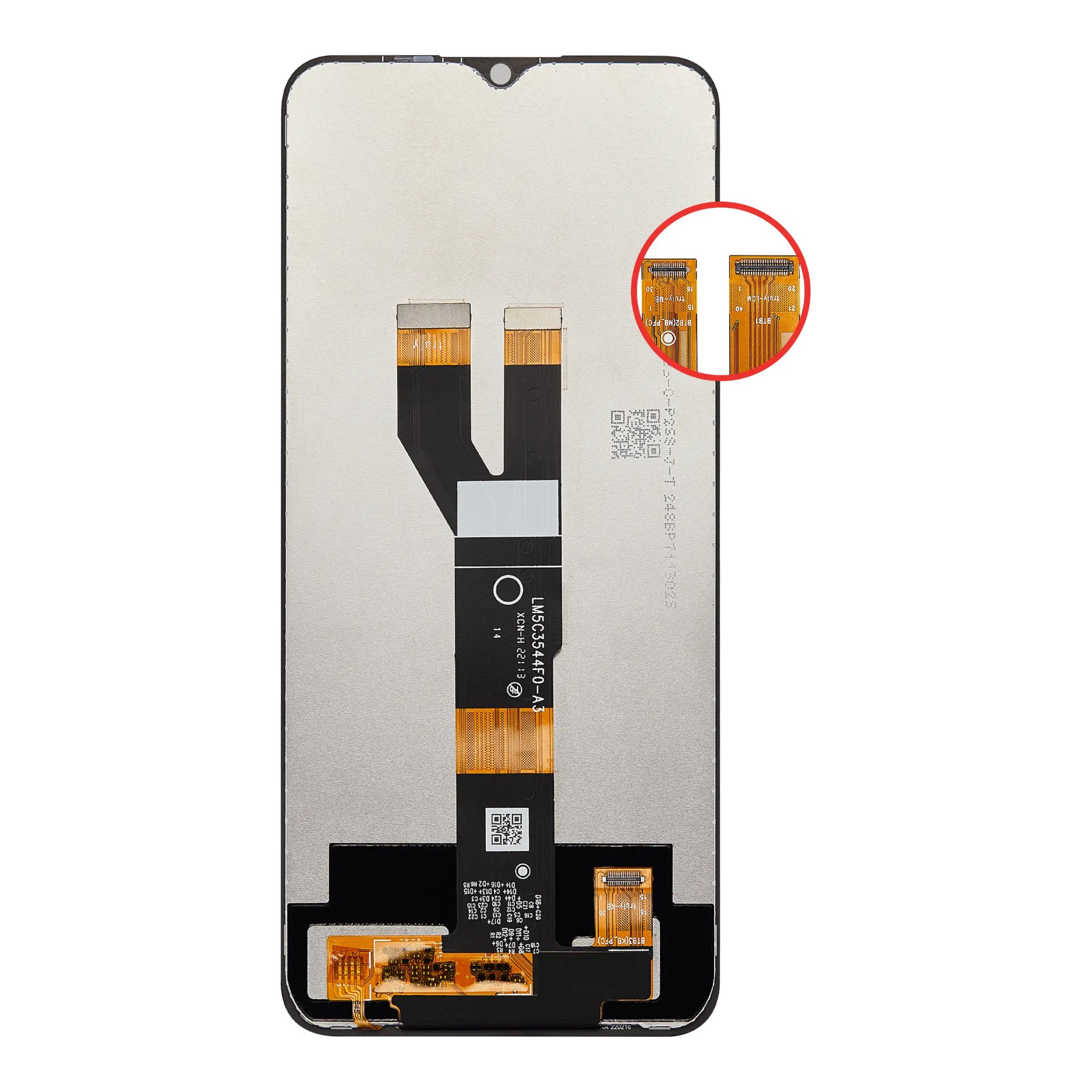 LCD display for Realme Narzo 50i – гръб