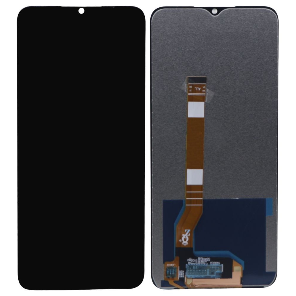 Display with touch screen for Oppo A38 (black)