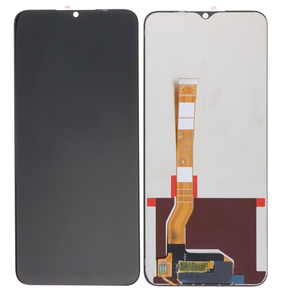 Display with touch screen for Oppo A57s (black)