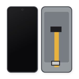 Display with touch screen for Samsung Galaxy S20 Ultra with frame
