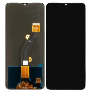 Display with touch screen for Tecno Pop 7 (black)